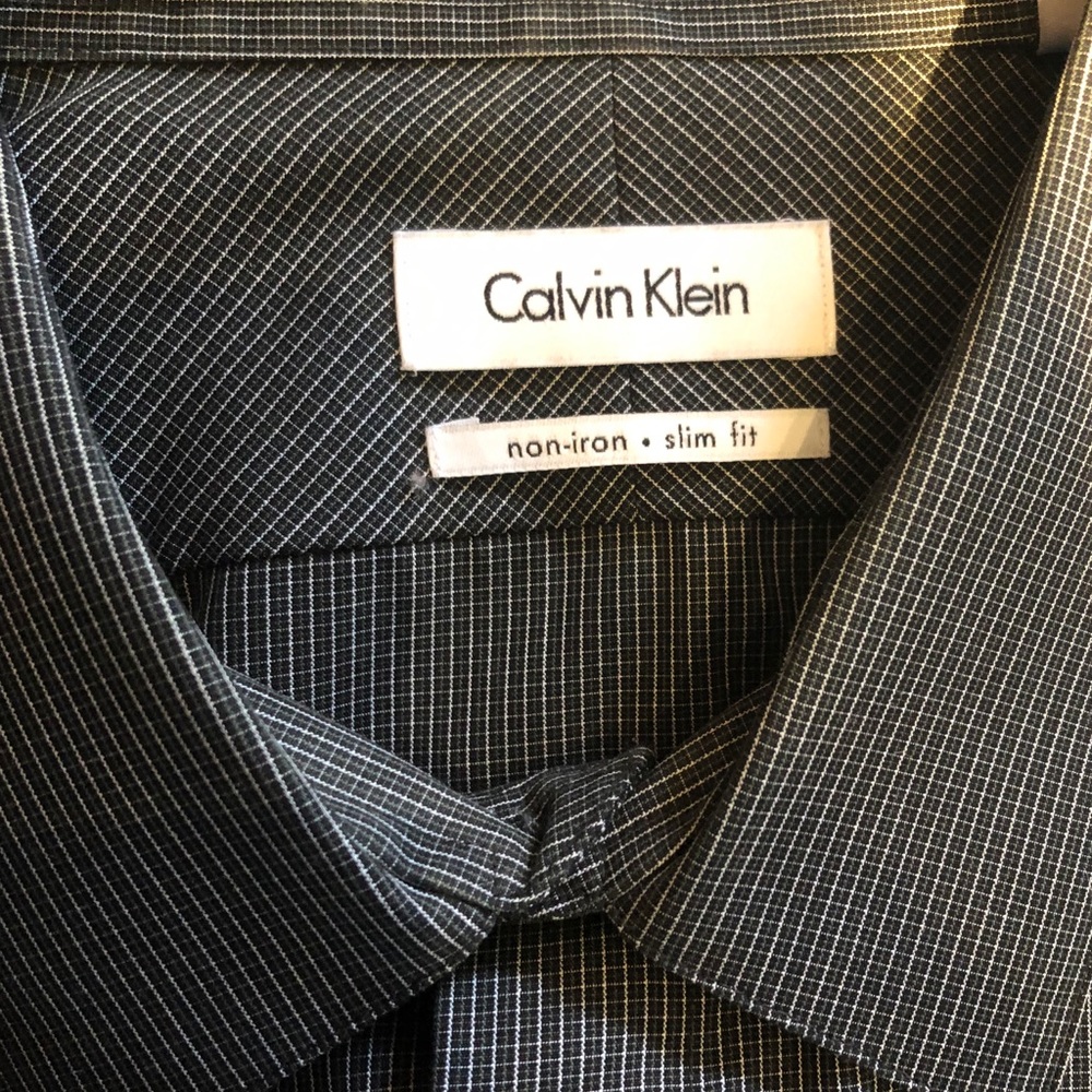Calvin Klein Slim-fit Dress Shirt